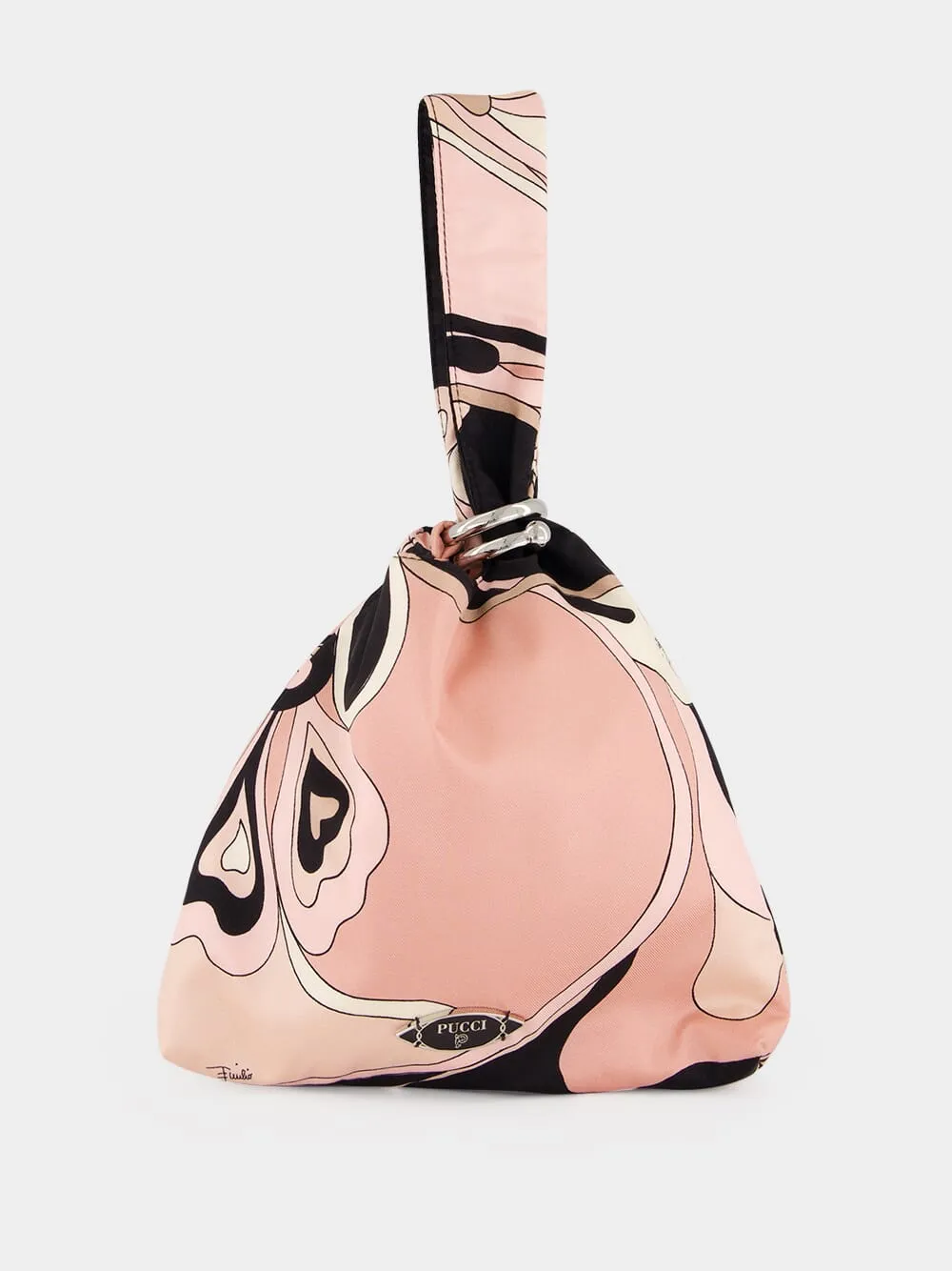 Nude Emilio Orchidee Silk Mini Bag sold by Fashion Clinic