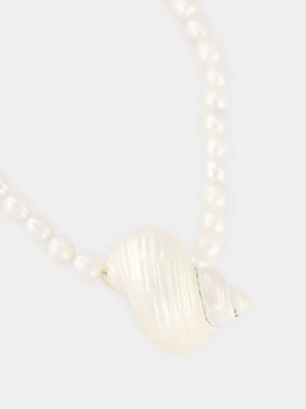Pearl Mykonos Shell Pendant Necklace sold by Fashion Clinic product image thumbnail 4