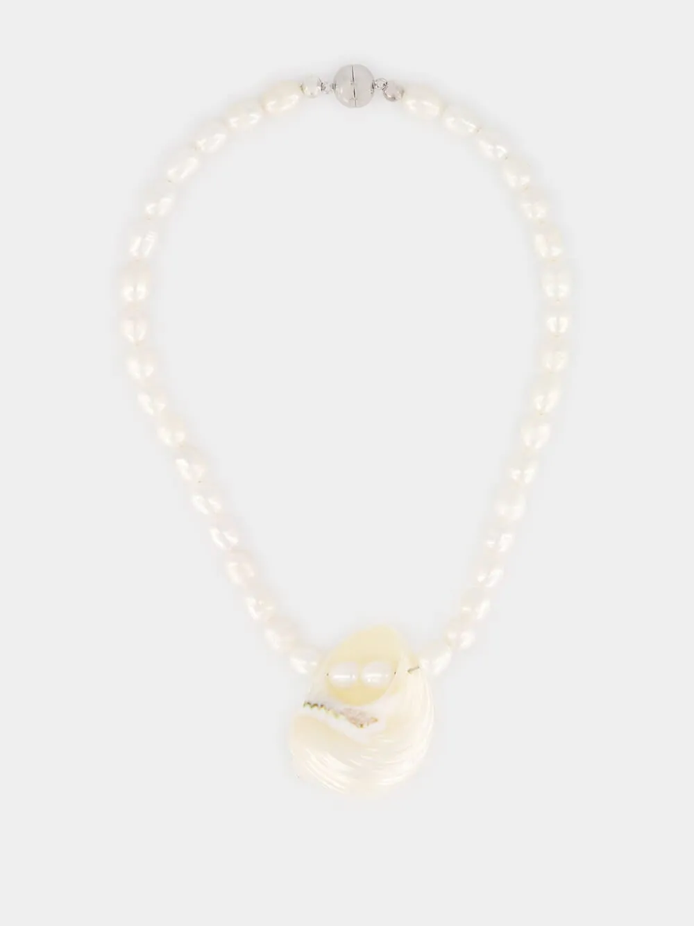 Pearl Mykonos Shell Pendant Necklace sold by Fashion Clinic product image thumbnail 3