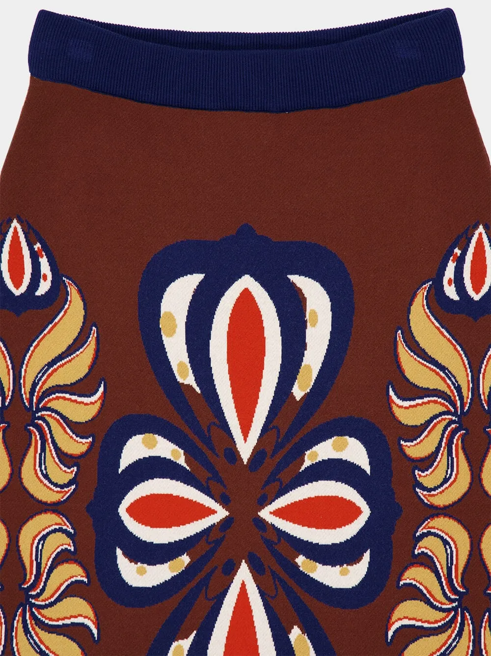 Spar Potting Soil Jacquard Pencil Skirt sold by Fashion Clinic product image thumbnail 5