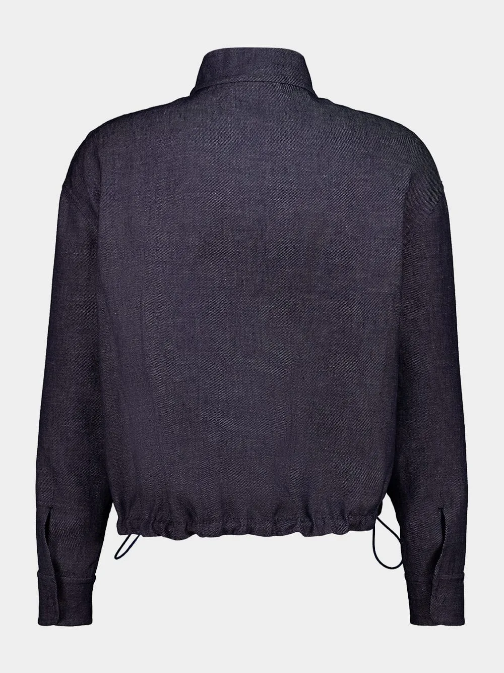 Dark Blue Reversible Denim Blouson sold by Fashion Clinic product image thumbnail 3