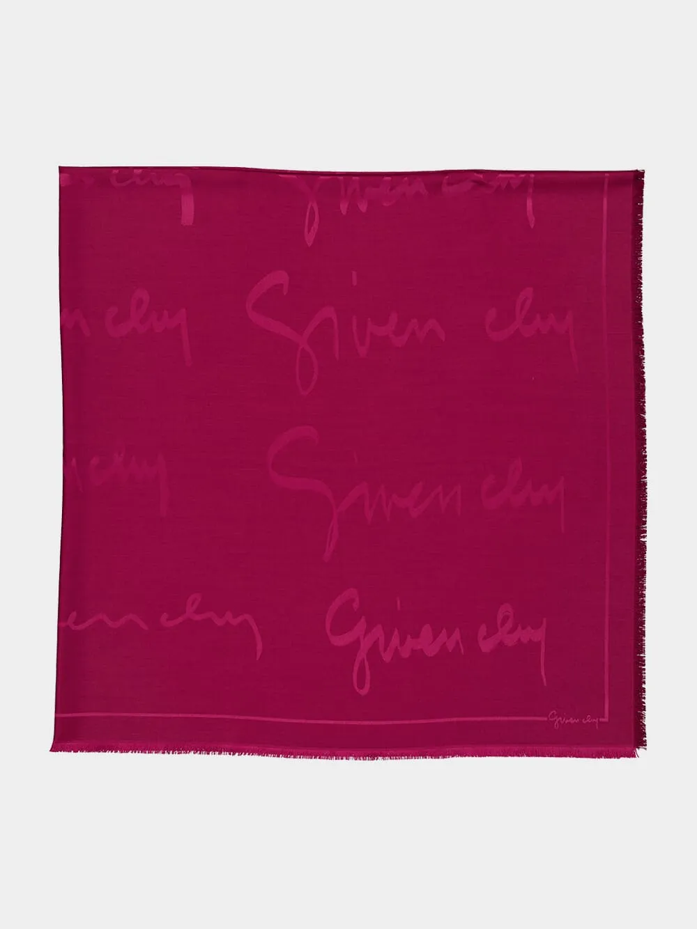 Red Cherry Signature Silk Wool Shawl sold by Fashion Clinic