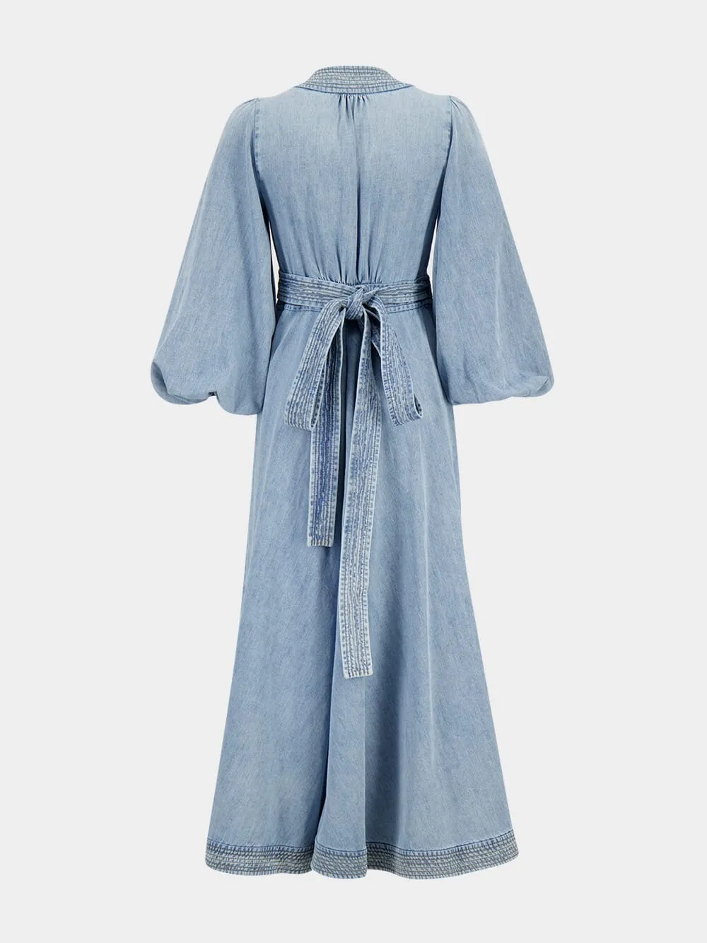 Skylark Blue Indra Denim Midi Dress sold by Fashion Clinic product image thumbnail 2