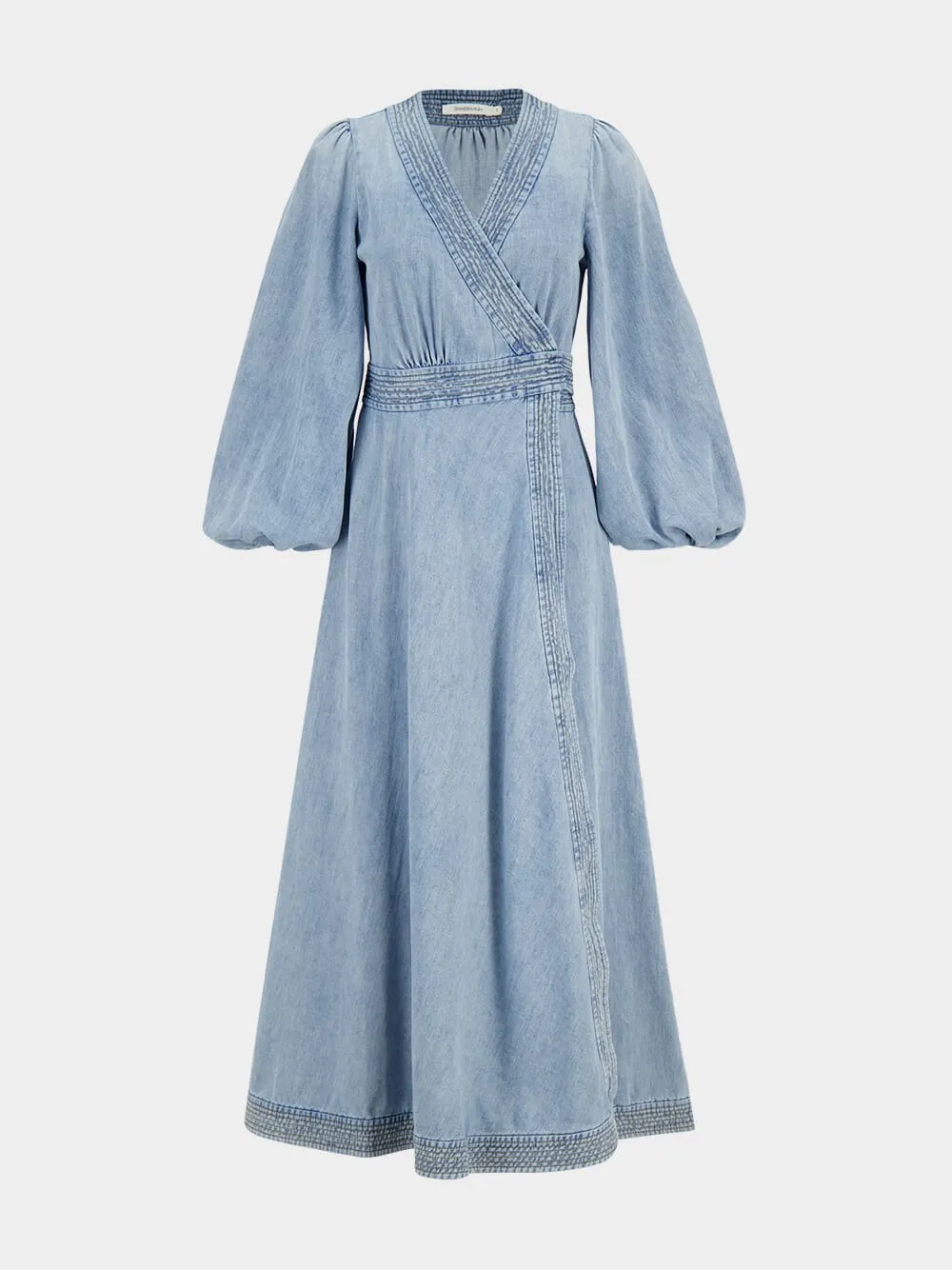 Skylark Blue Indra Denim Midi Dress sold by Fashion Clinic