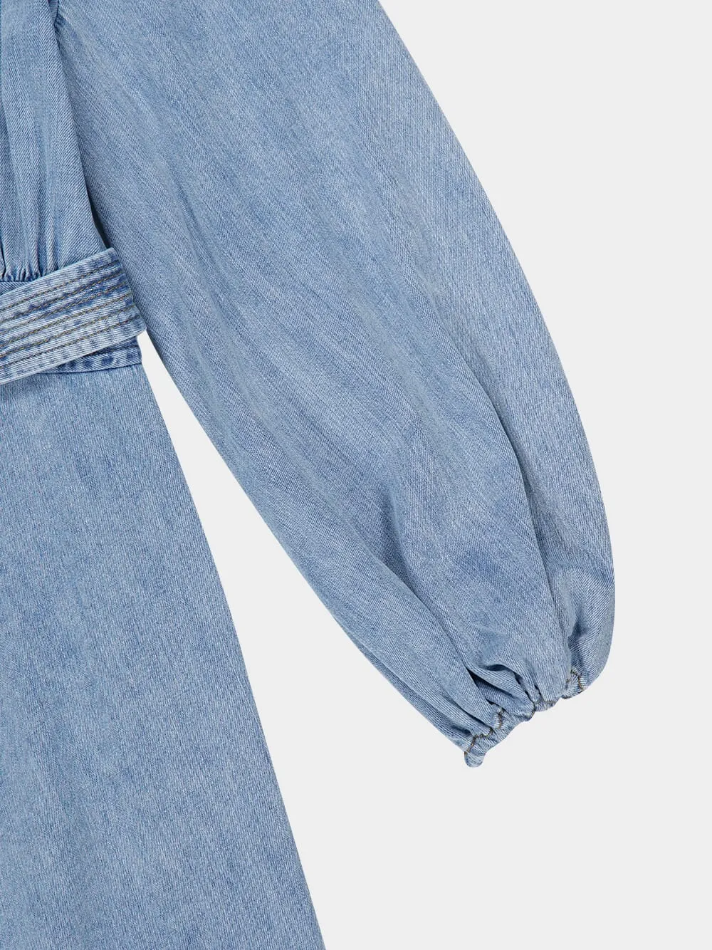 Skylark Blue Indra Denim Midi Dress sold by Fashion Clinic product image thumbnail 4