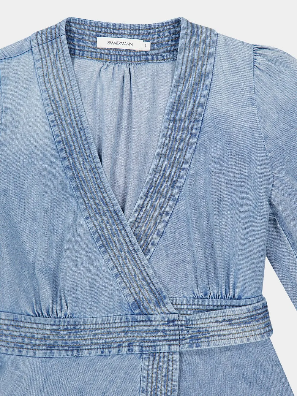 Skylark Blue Indra Denim Midi Dress sold by Fashion Clinic product image thumbnail 3