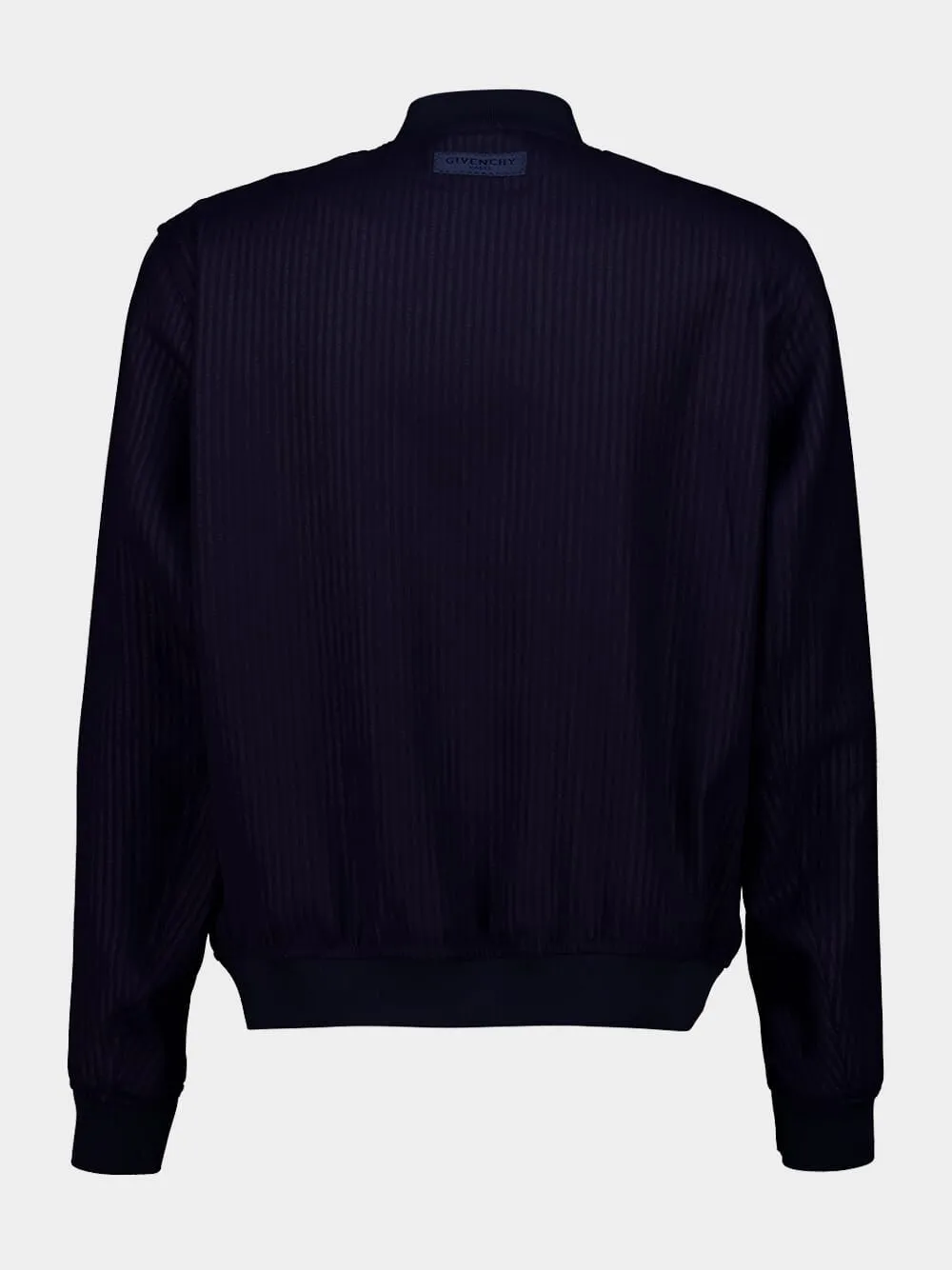 Navy Wool Double Stripe Jacket sold by Fashion Clinic product image thumbnail 2