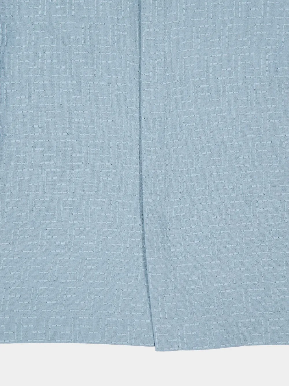 Light Blue FF Jacquard Shirt sold by Fashion Clinic product image thumbnail 4