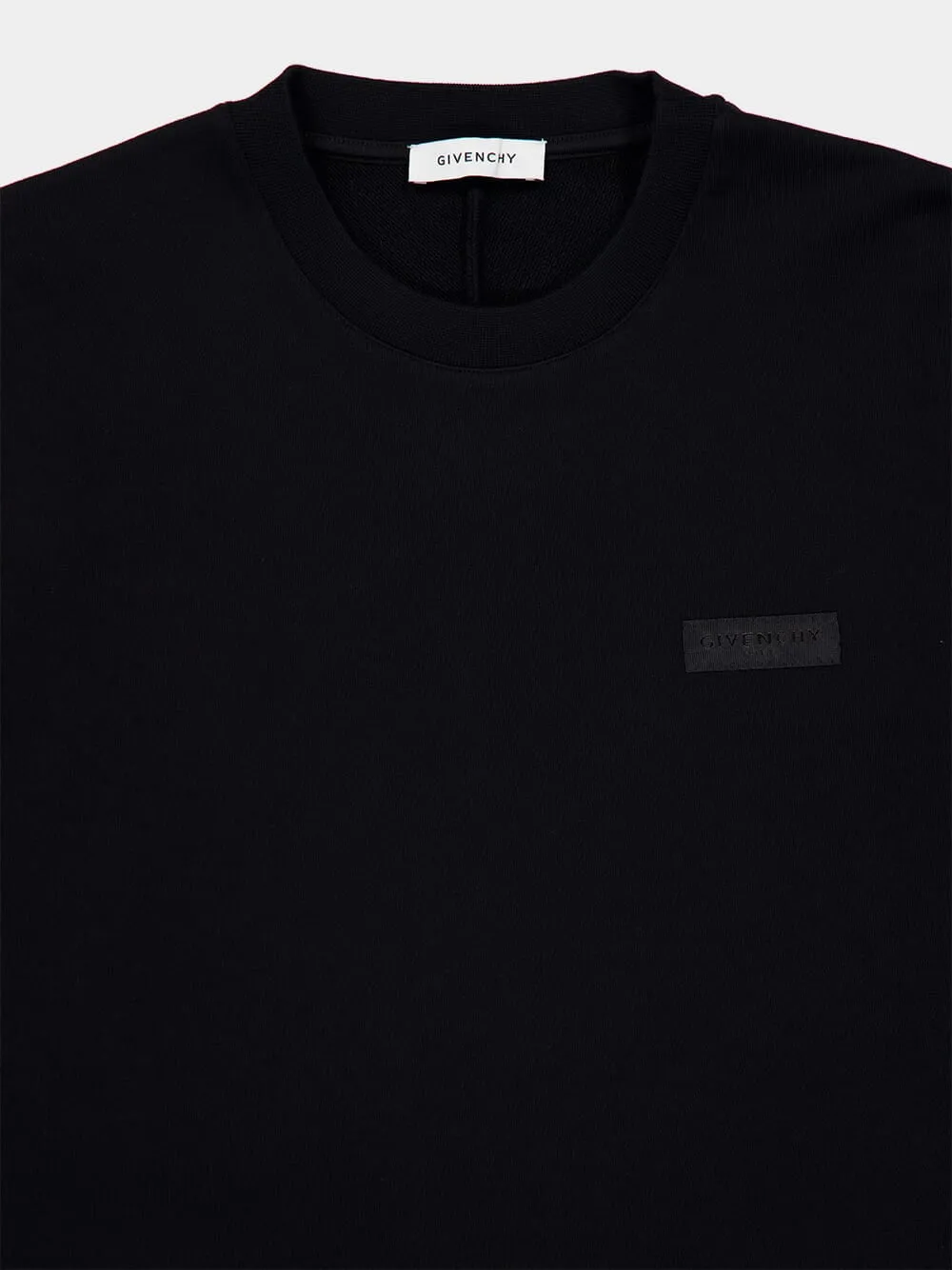 Black Logo Fleece Sweatshirt sold by Fashion Clinic product image thumbnail 5