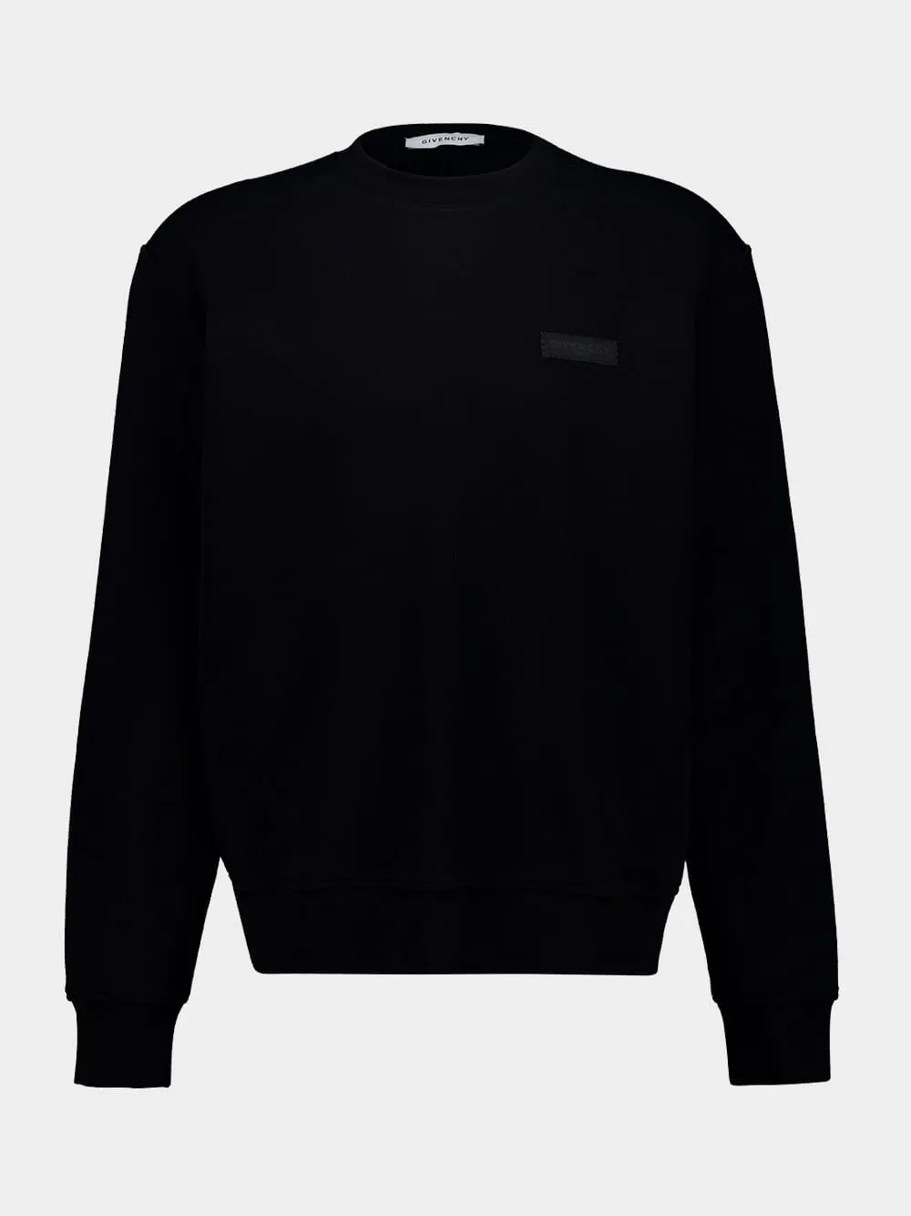 Black Logo Fleece Sweatshirt sold by Fashion Clinic product image thumbnail 2