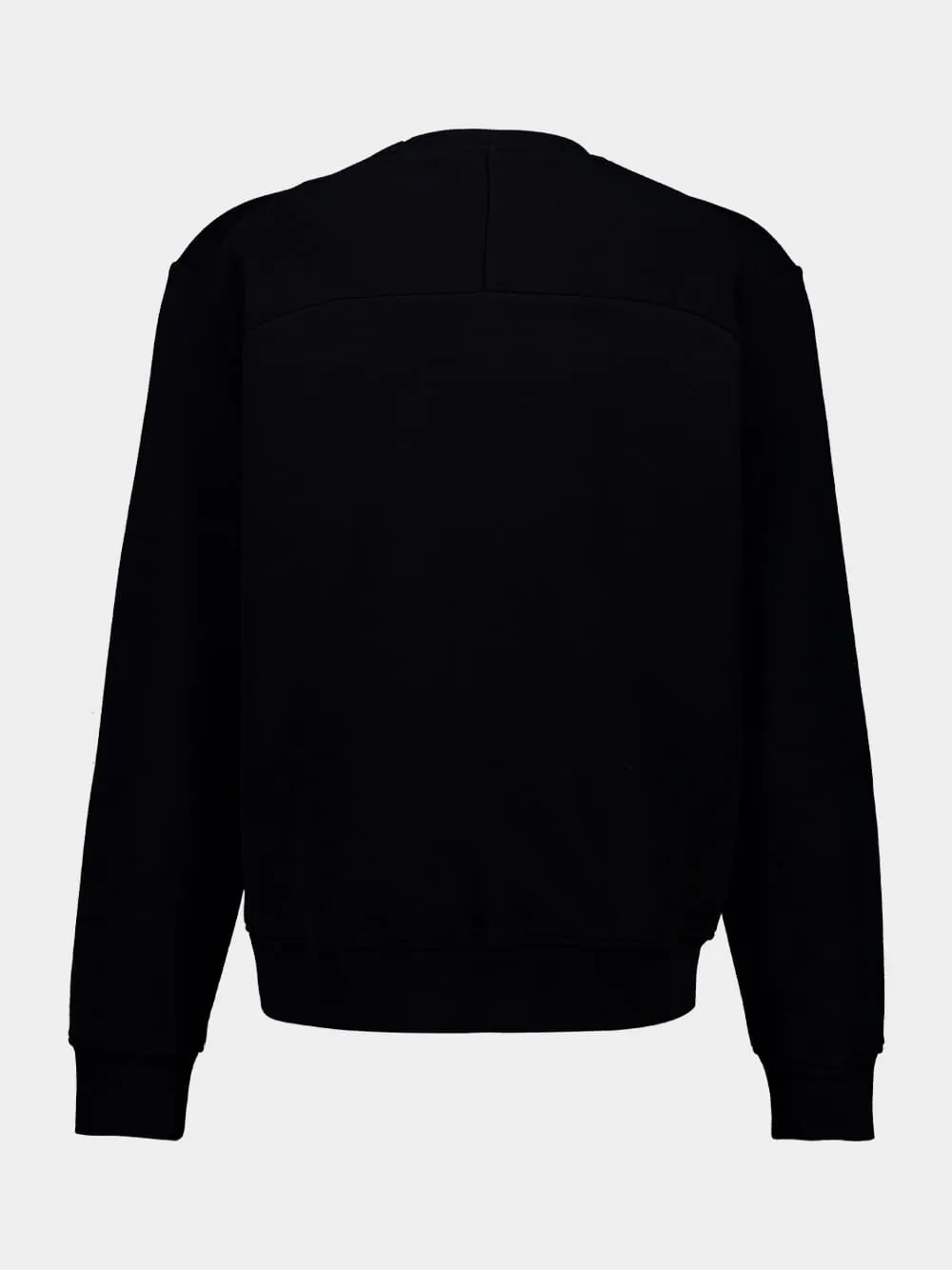 Black Logo Fleece Sweatshirt sold by Fashion Clinic product image thumbnail 4