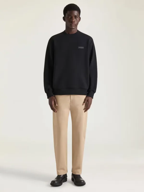 Black Logo Fleece Sweatshirt made by Givenchy