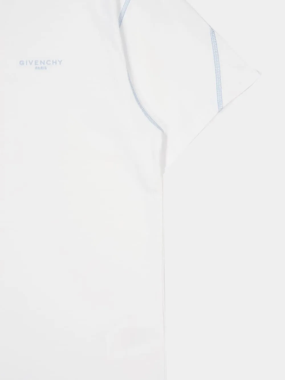 White Couture Seam Cotton T-Shirt sold by Fashion Clinic product image thumbnail 4
