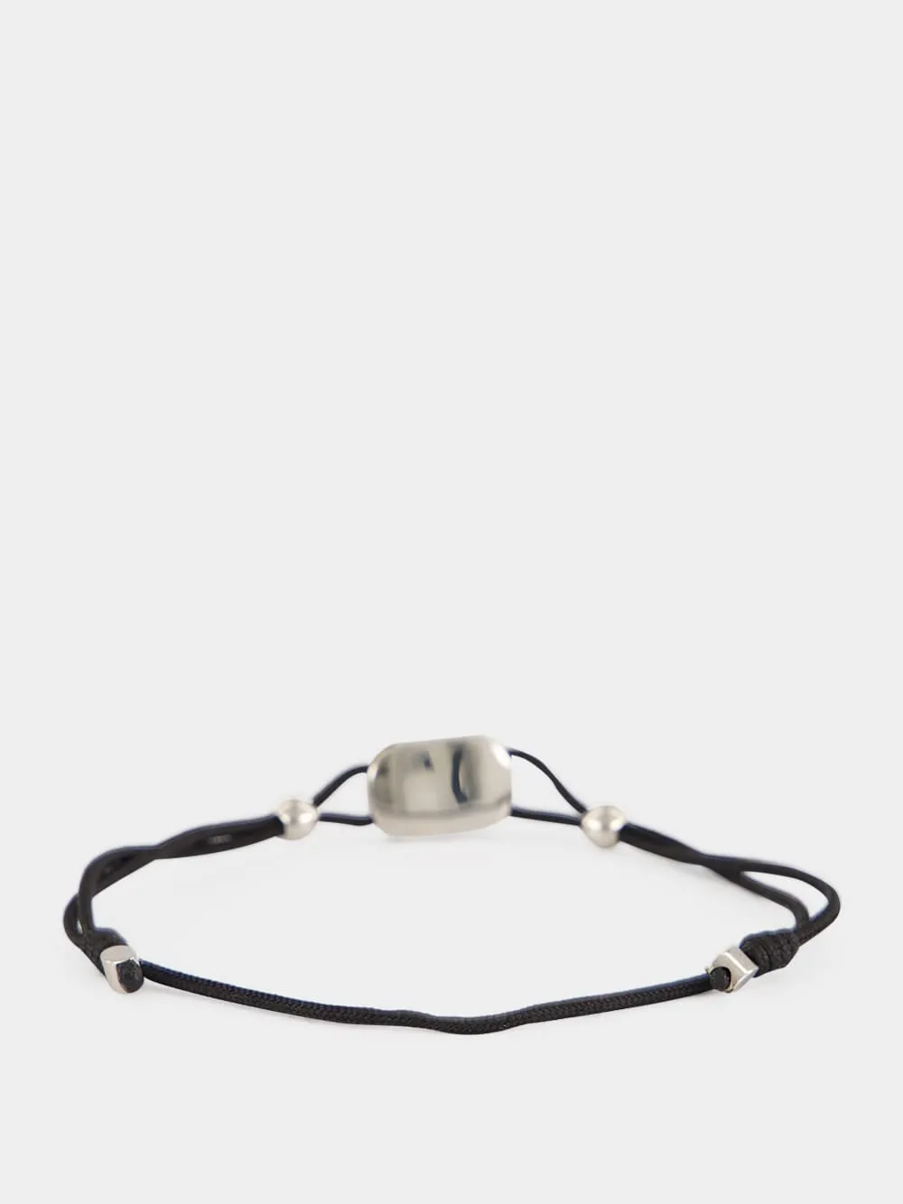 Black and Silver Ovalette Bracelet sold by Fashion Clinic product image thumbnail 3