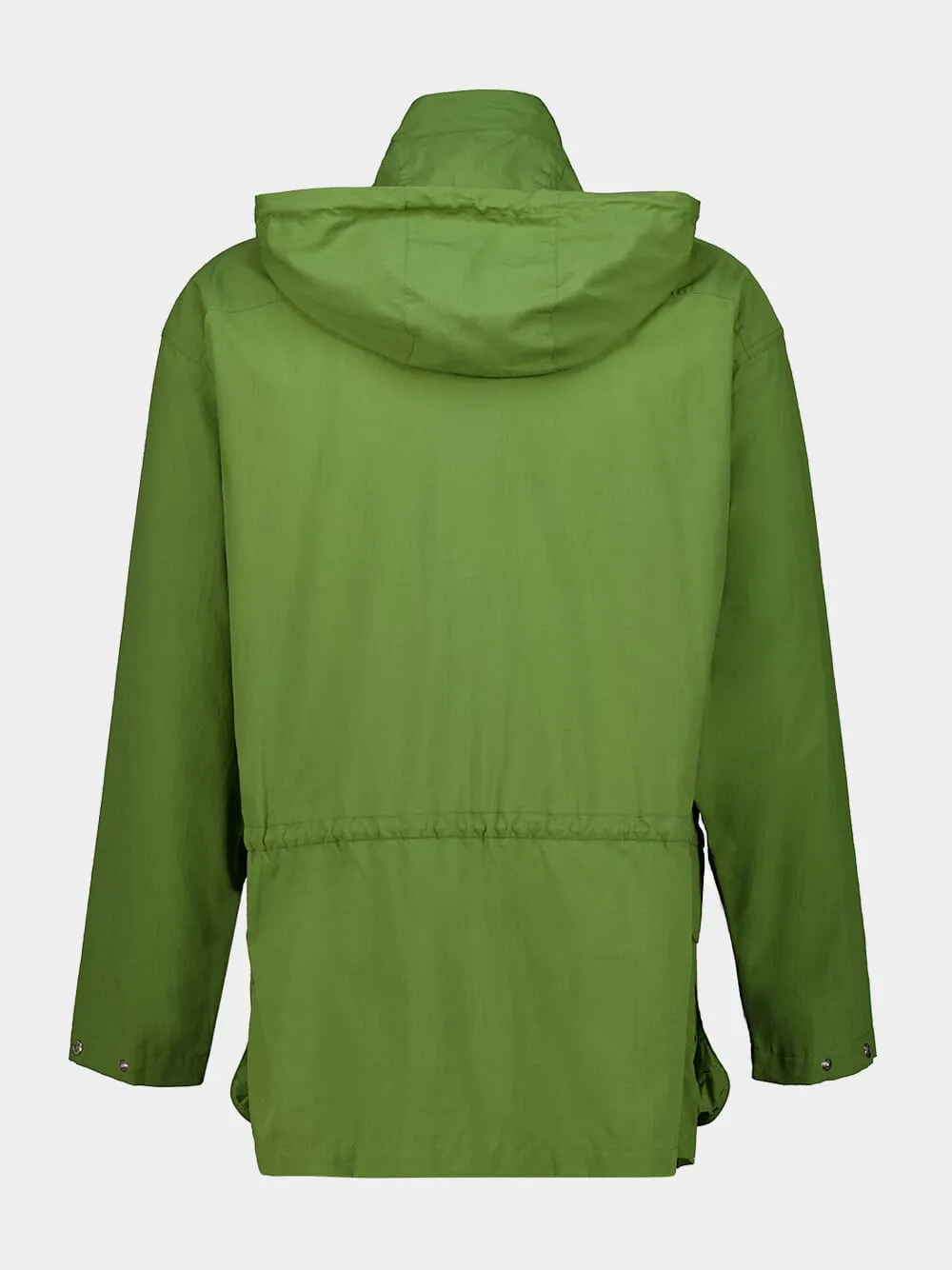 Dusty Green Cotton Hooded Blouson sold by Fashion Clinic product image thumbnail 2