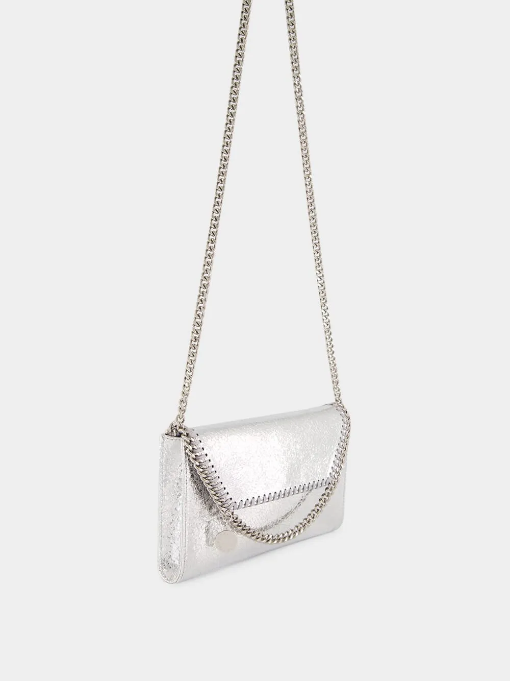 Silver Falabella Metallic Crossbody Bag sold by Fashion Clinic product image thumbnail 3