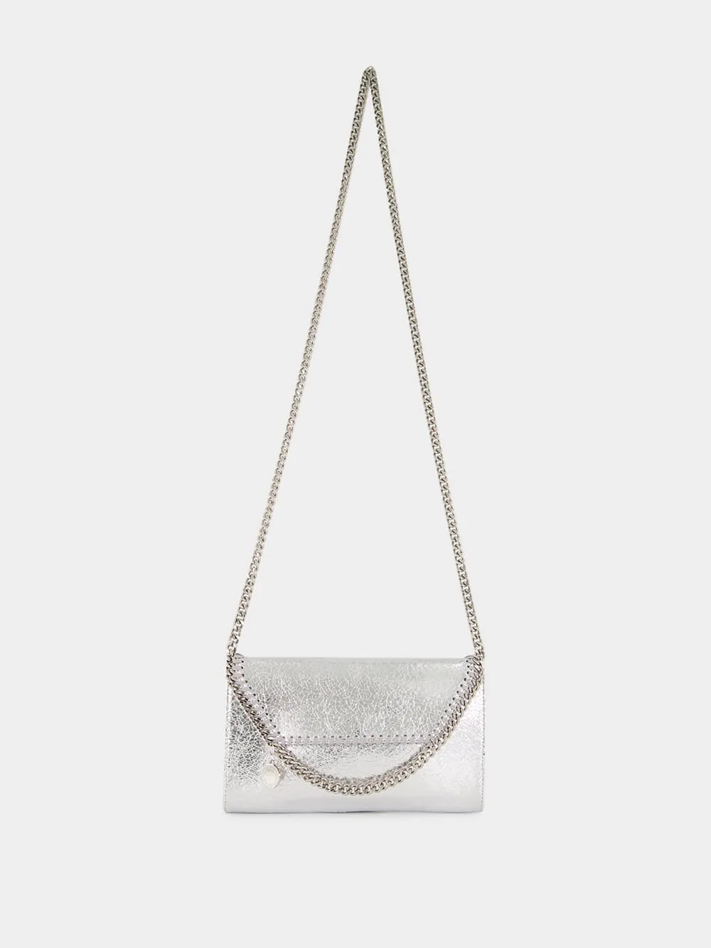 Silver Falabella Metallic Crossbody Bag sold by Fashion Clinic product image thumbnail 2