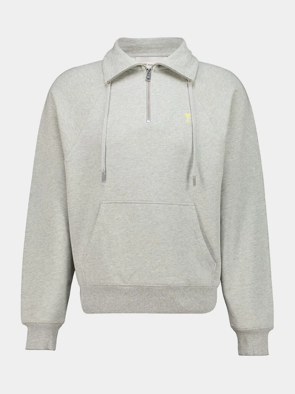 Grey Cotton Ami De Coeur Sweatshirt sold by Fashion Clinic