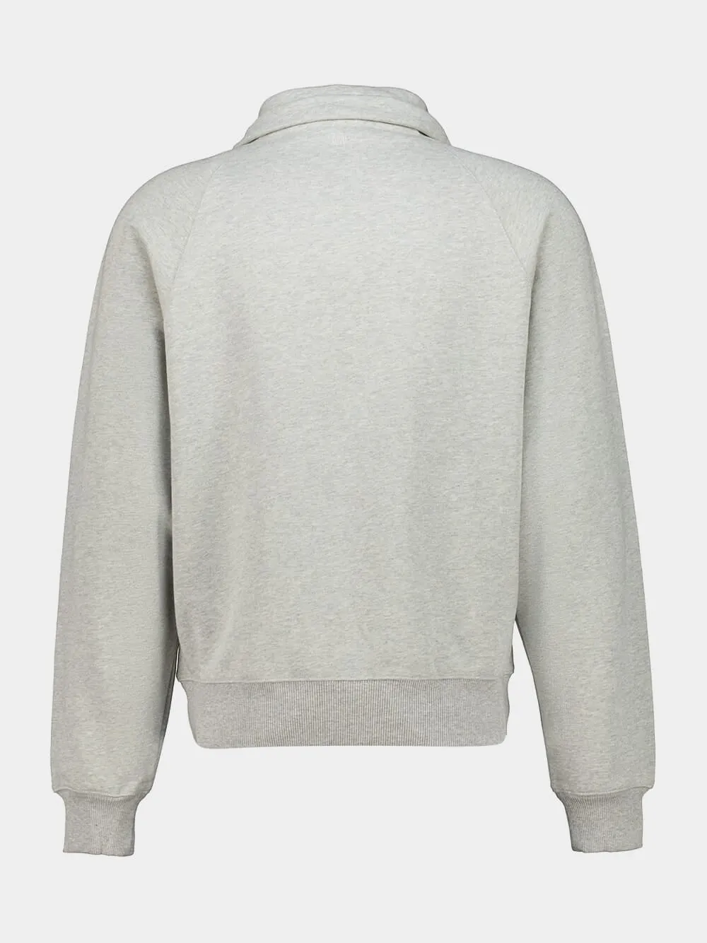 Grey Cotton Ami De Coeur Sweatshirt sold by Fashion Clinic product image thumbnail 3