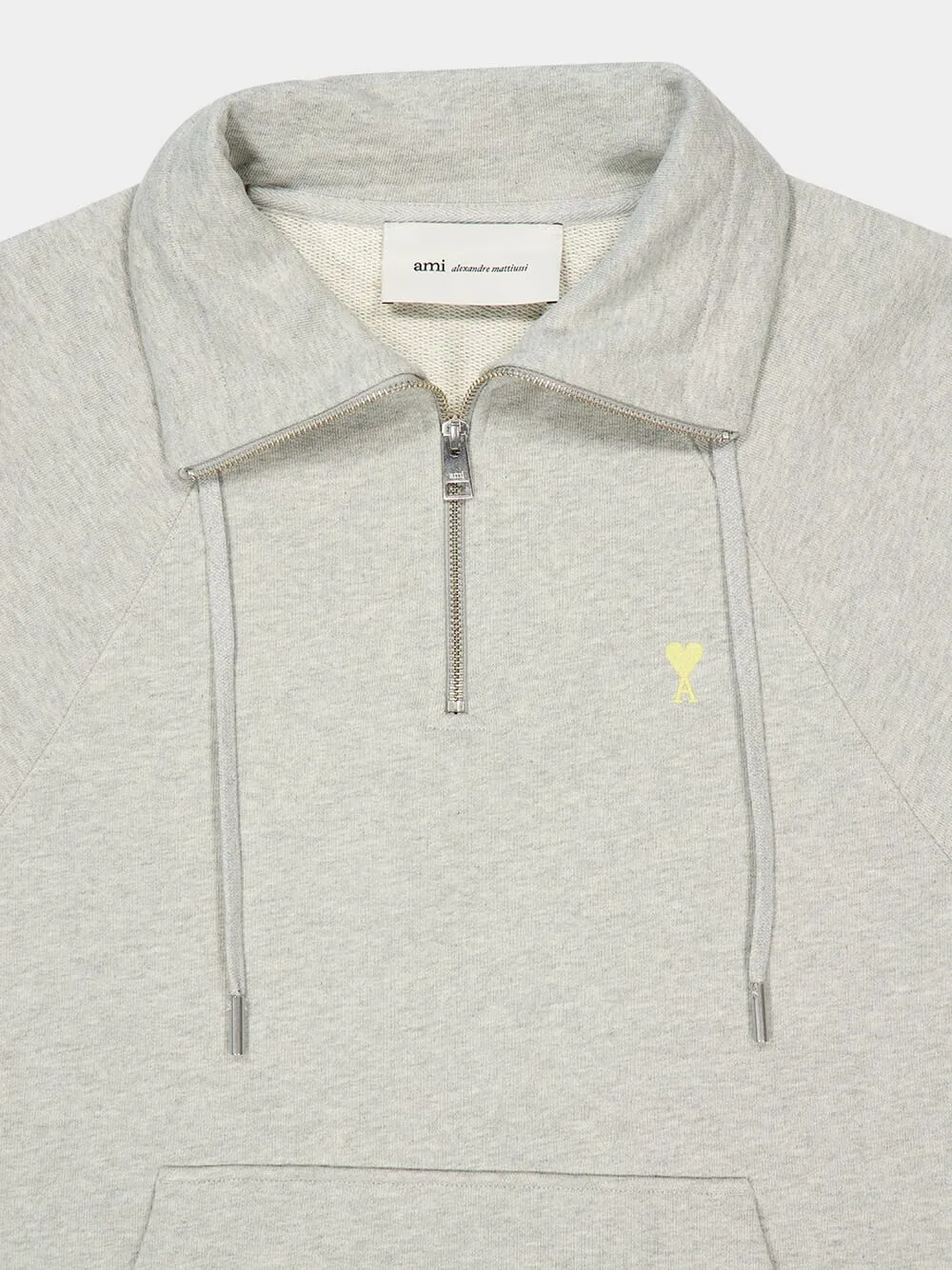 Grey Cotton Ami De Coeur Sweatshirt sold by Fashion Clinic product image thumbnail 5