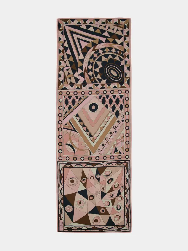Pink Mixed Prints Cotton Sarong made by Emilio Pucci