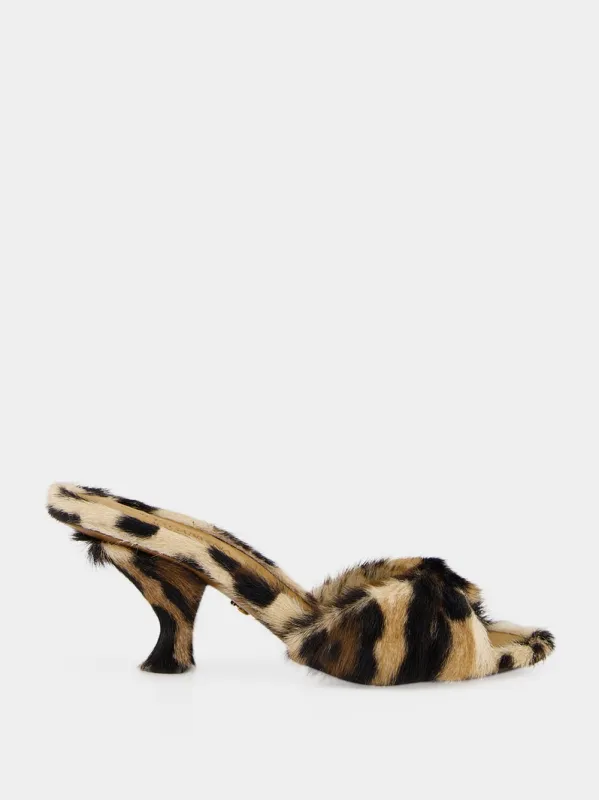Leopard-Print Keira Mules made by Dolce & Gabanna