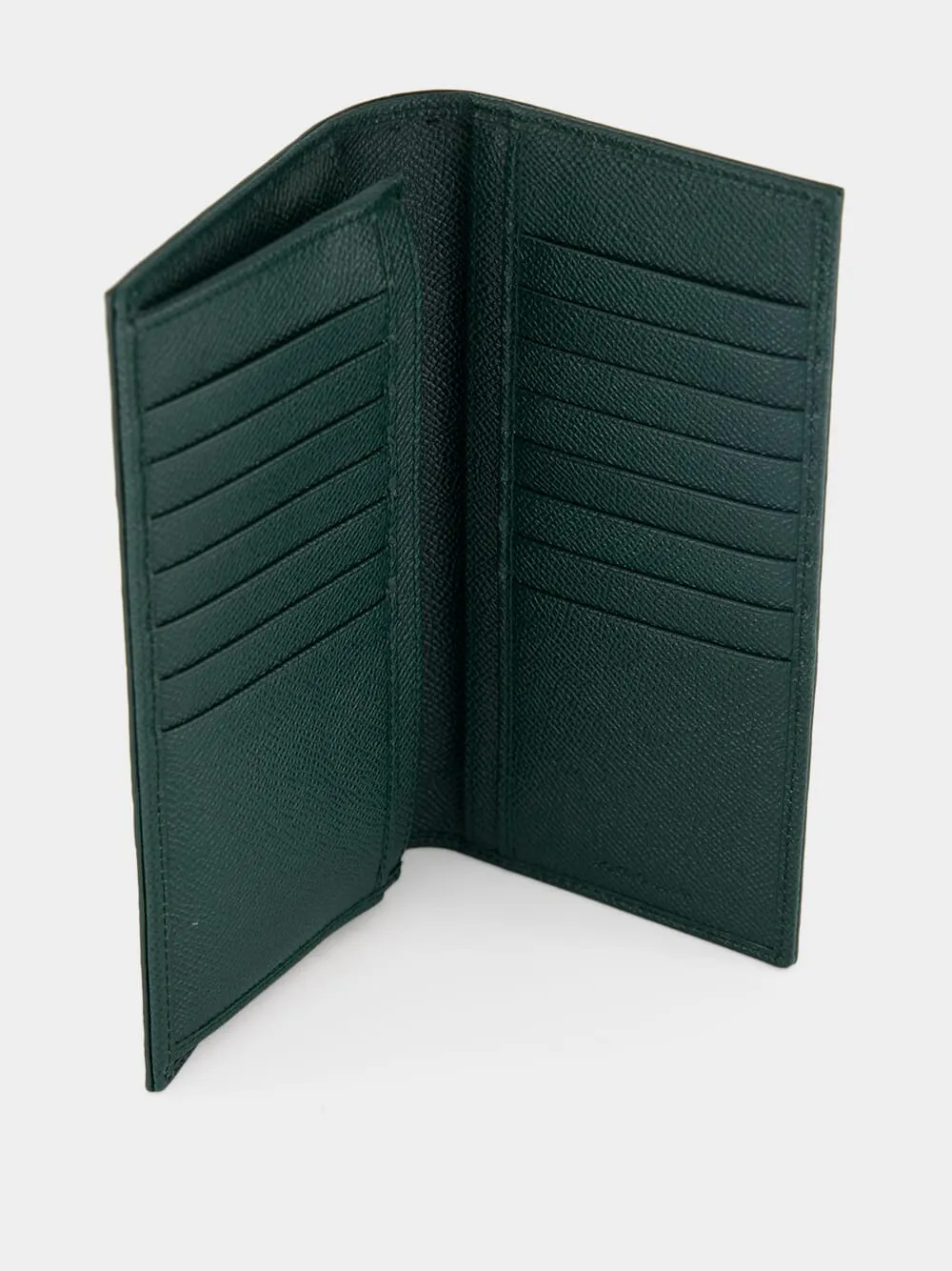 Dark Green Crocodile Continental Wallet sold by Fashion Clinic product image thumbnail 2