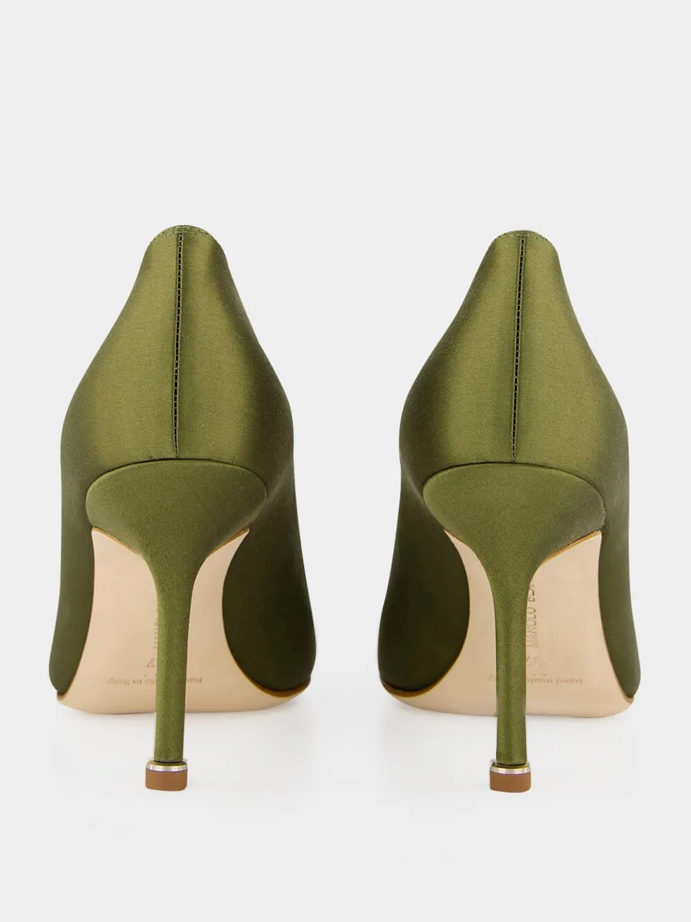 Olive Hangisi 90 Satin Jewel Pumps sold by Fashion Clinic product image thumbnail 5