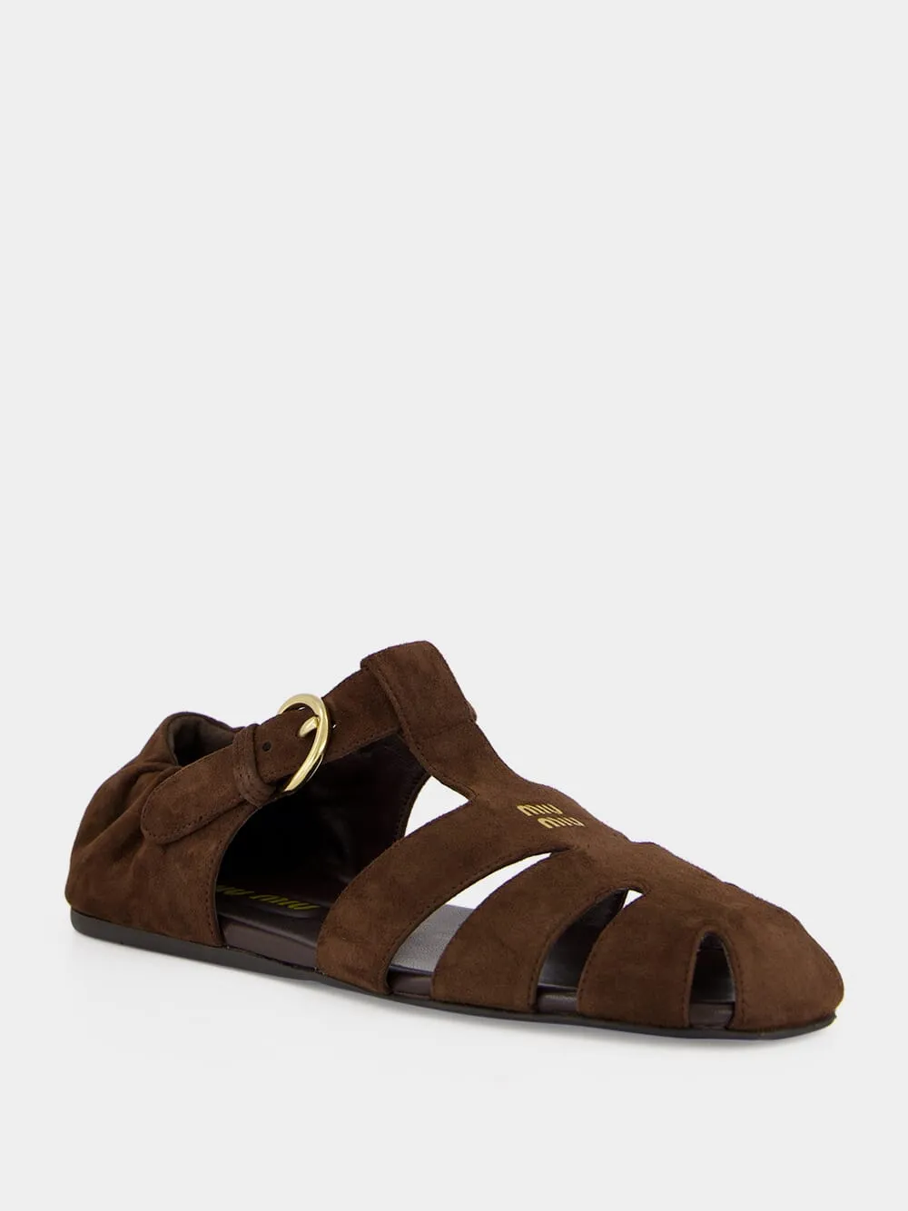 Brown Suede Fisherman Sandals sold by Fashion Clinic product image thumbnail 2