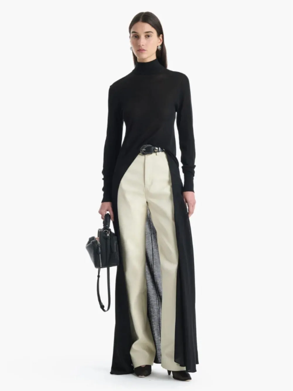 Black Byrd Longline Sweater sold by Fashion Clinic