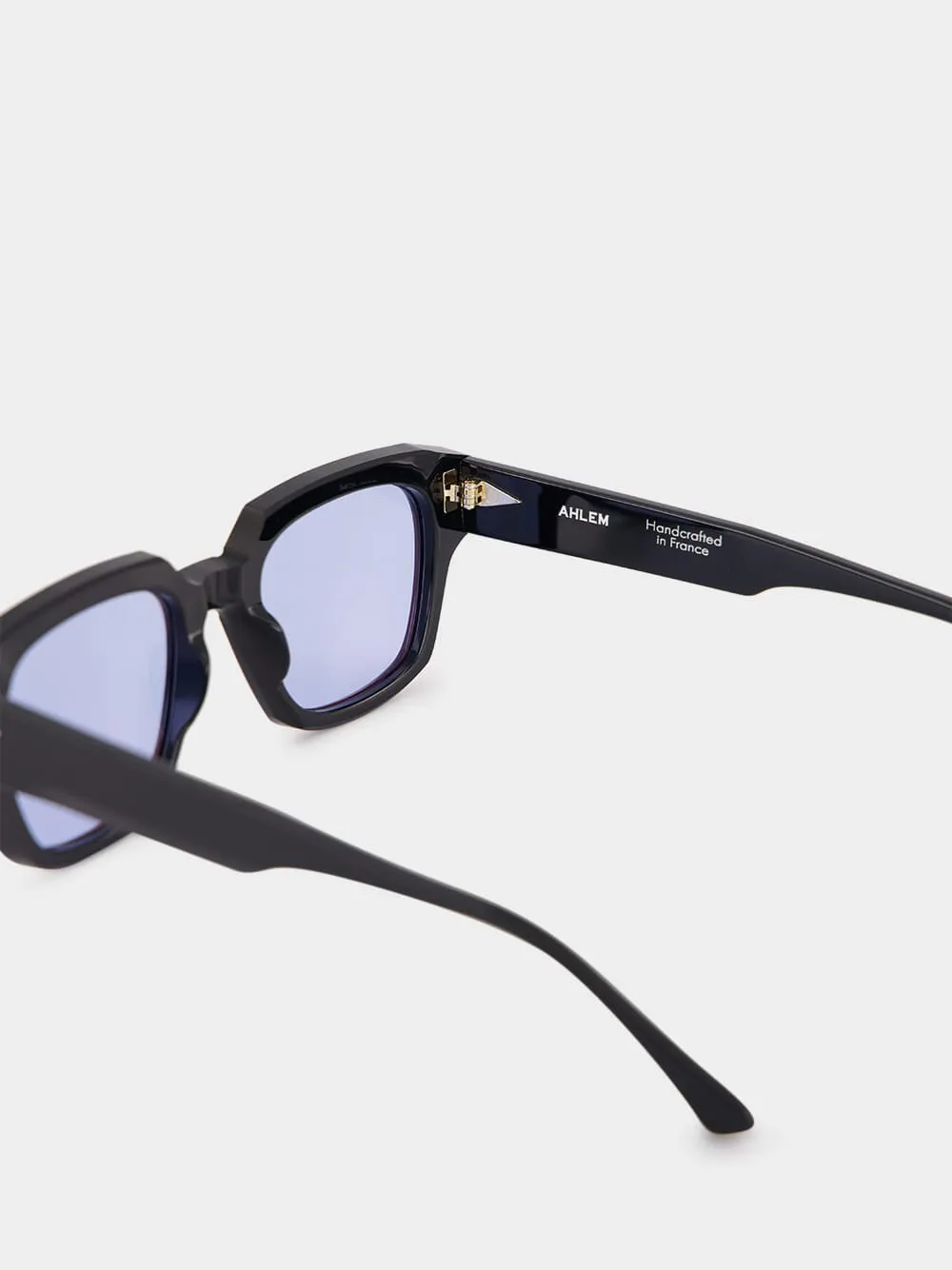 Rivoli Black and Sky Blue Sunglasses sold by Fashion Clinic product image thumbnail 4