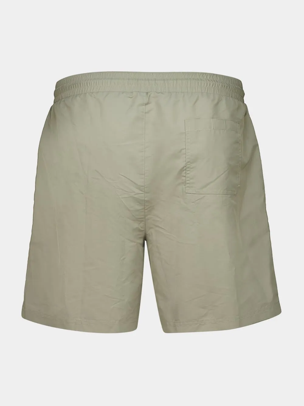 Khaki Green Nylon Swim Shorts sold by Fashion Clinic product image thumbnail 2