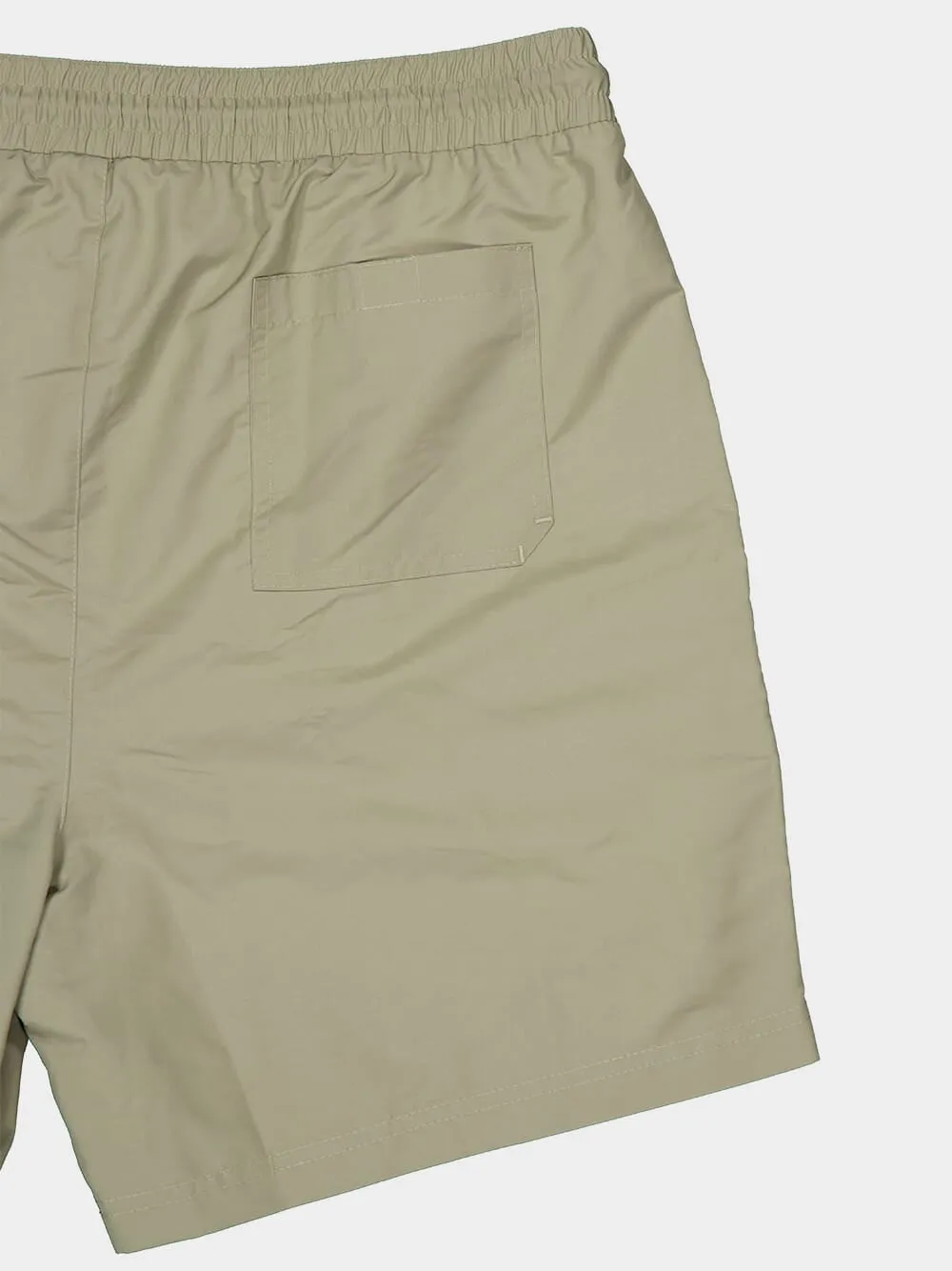Khaki Green Nylon Swim Shorts sold by Fashion Clinic product image thumbnail 4