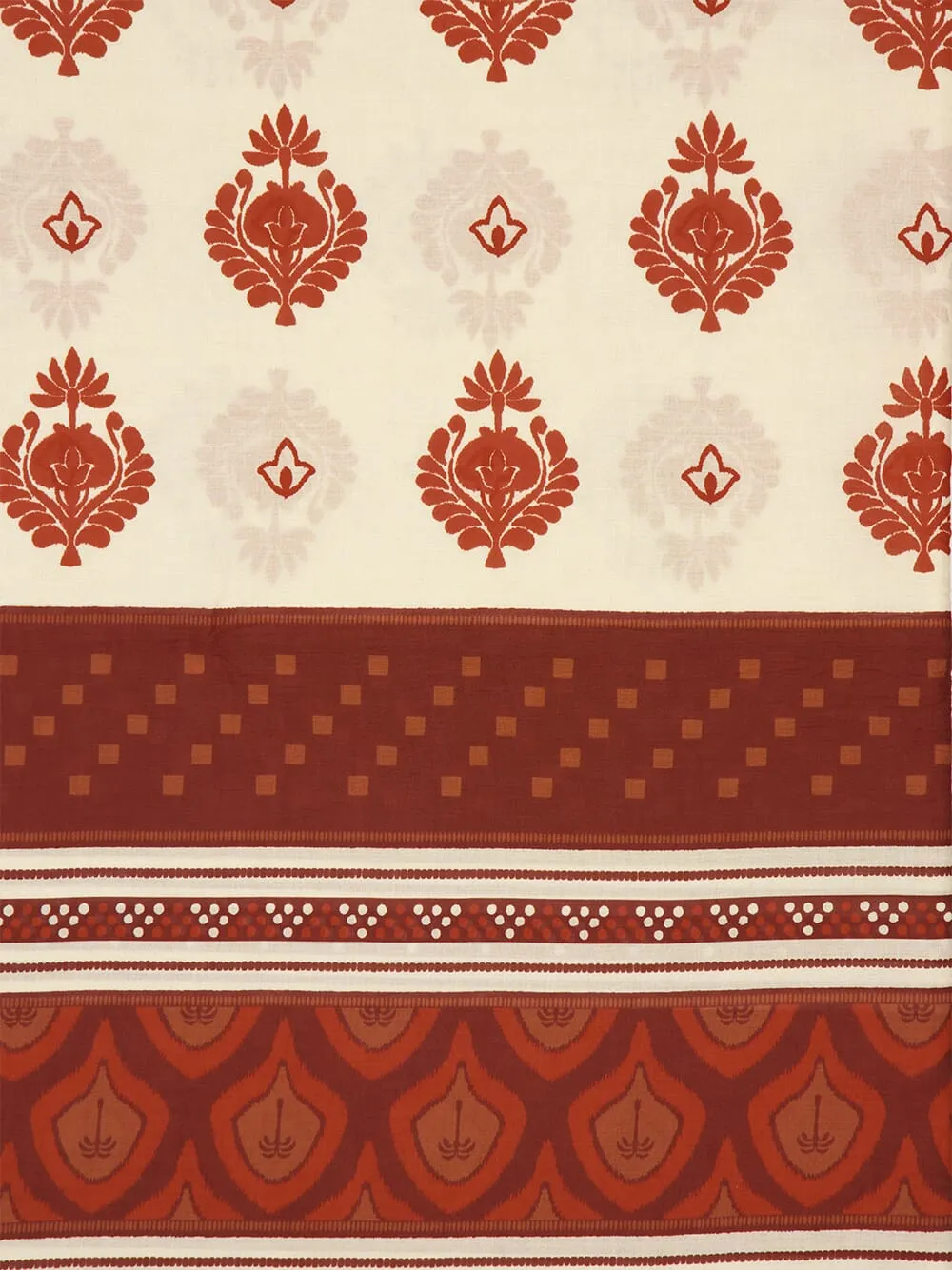 Ecru and Wine Spirit Of The Rider Pareo sold by Fashion Clinic product image thumbnail 4
