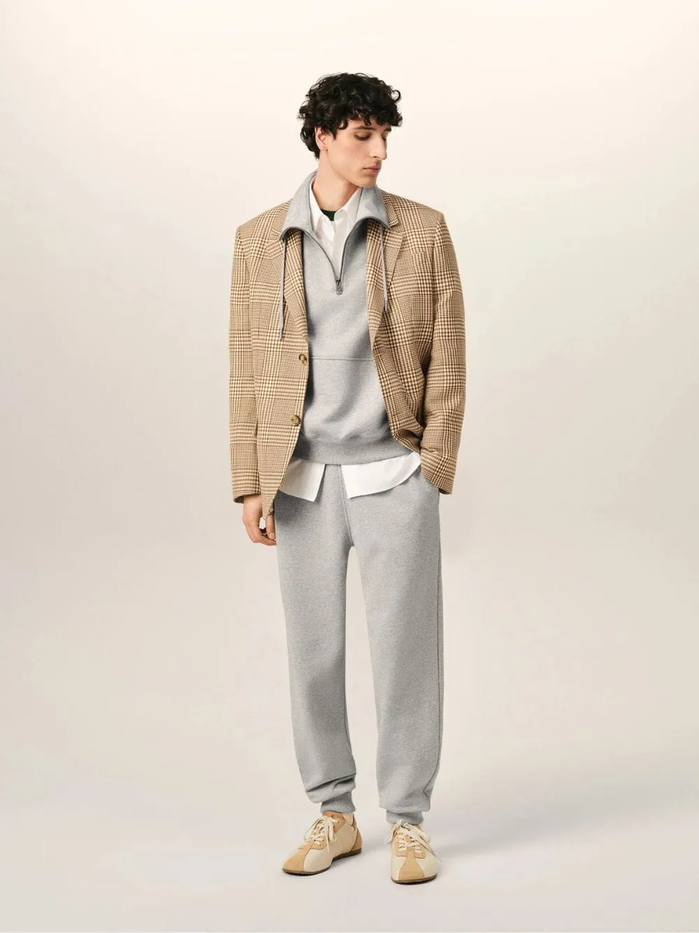 Light Heather Grey Ami Trackpants sold by Fashion Clinic product image thumbnail 2