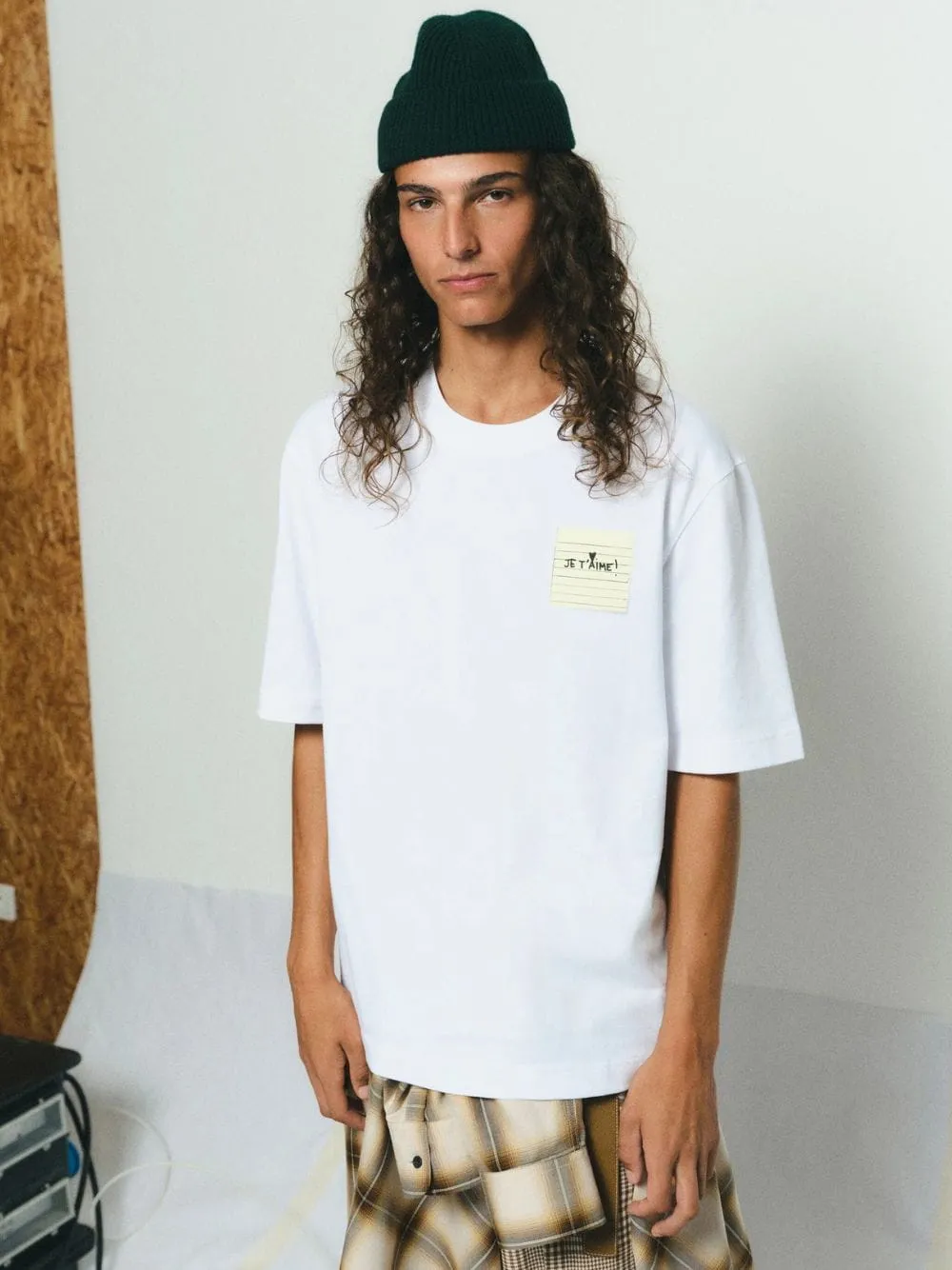 White Je T’Aime Cotton T-Shirt sold by Fashion Clinic product image thumbnail 2