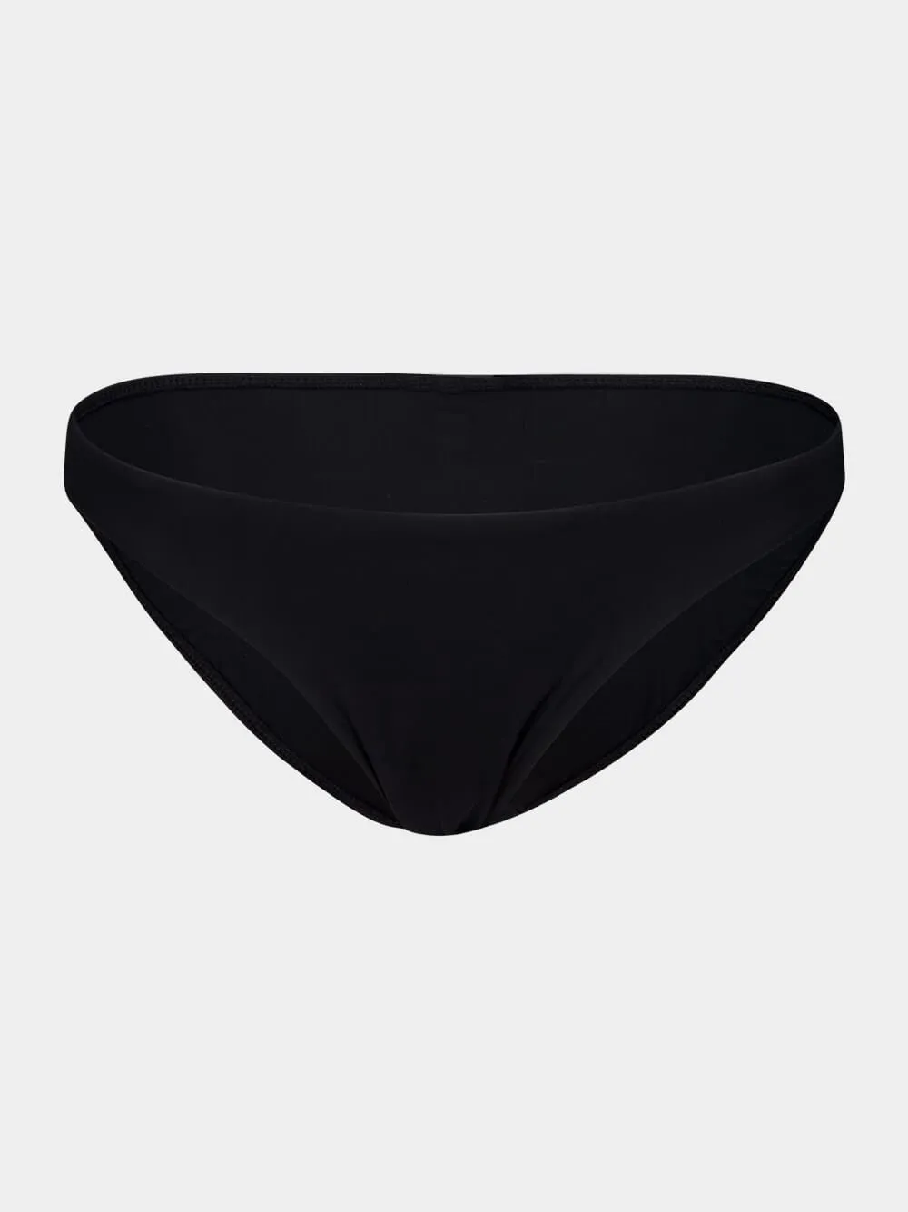 Black Solid Basic Bikini Bottom sold by Fashion Clinic
