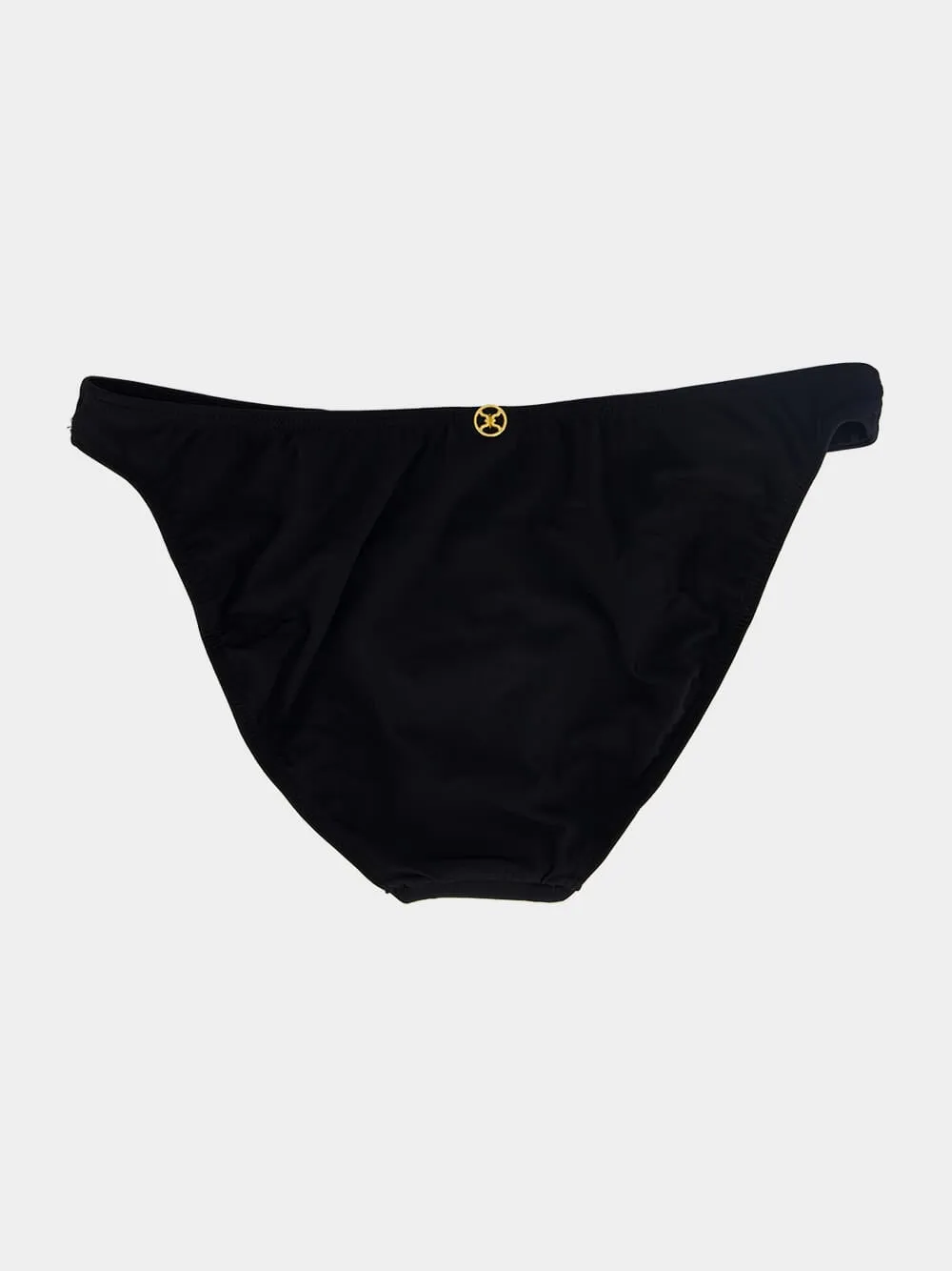 Black Solid Basic Bikini Bottom sold by Fashion Clinic product image thumbnail 4