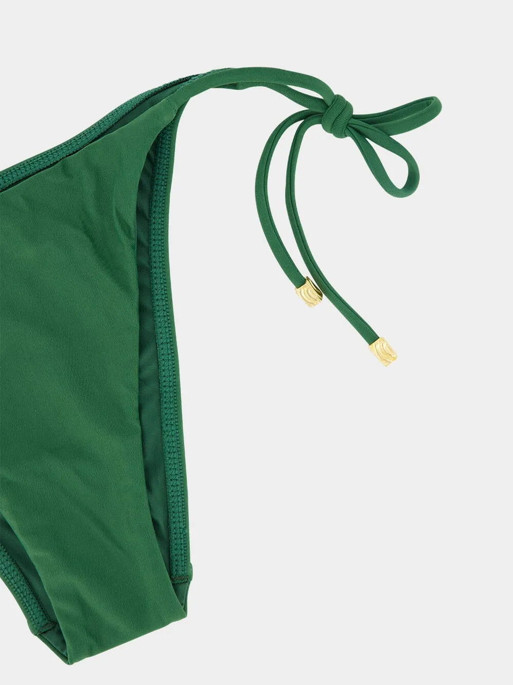 Green Matte Tie Side Bottom sold by Fashion Clinic product image thumbnail 3