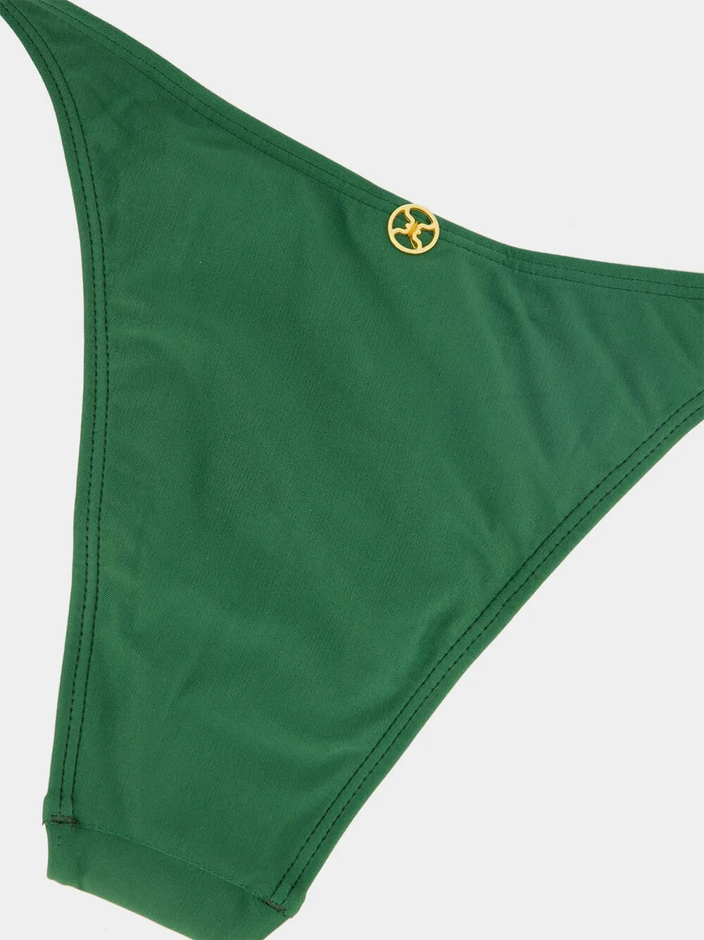 Green Matte Tie Side Bottom sold by Fashion Clinic product image thumbnail 4