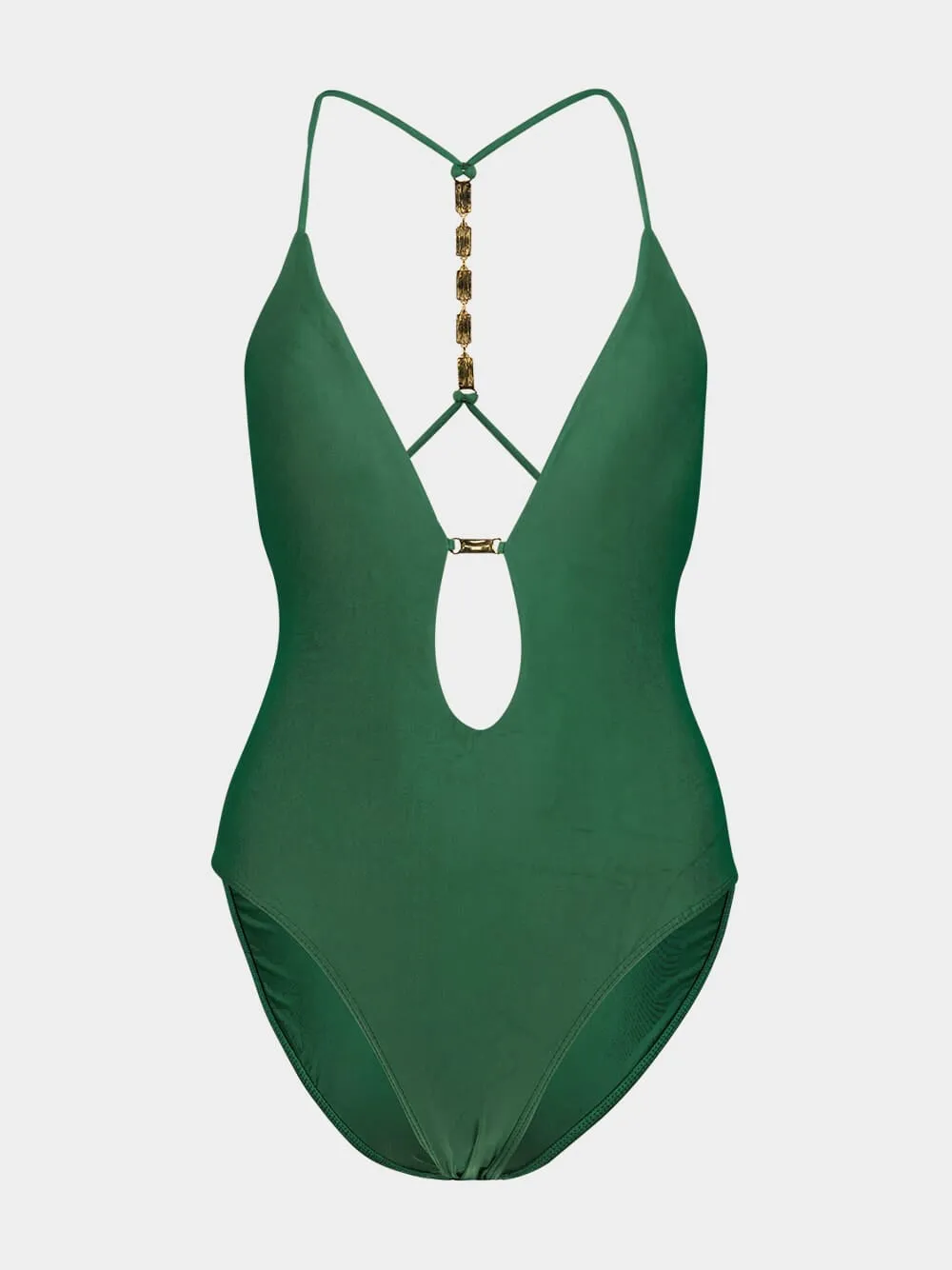 Green Matte Mage Joanna Swimsuit sold by Fashion Clinic product image thumbnail 2