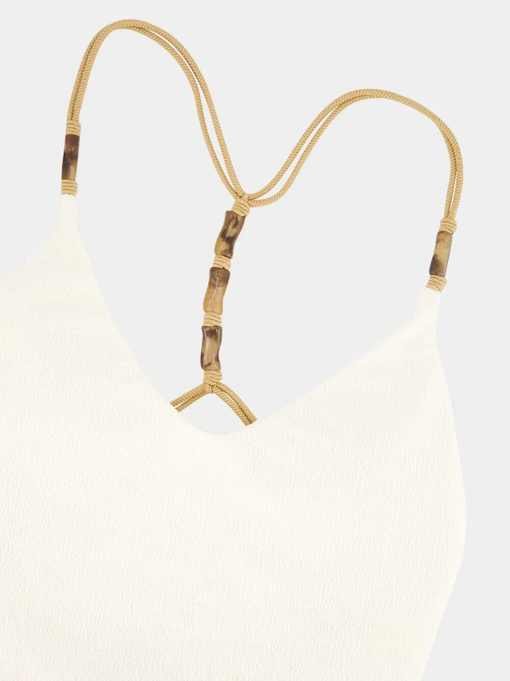 White Firenze Lesley One Piece sold by Fashion Clinic product image thumbnail 5