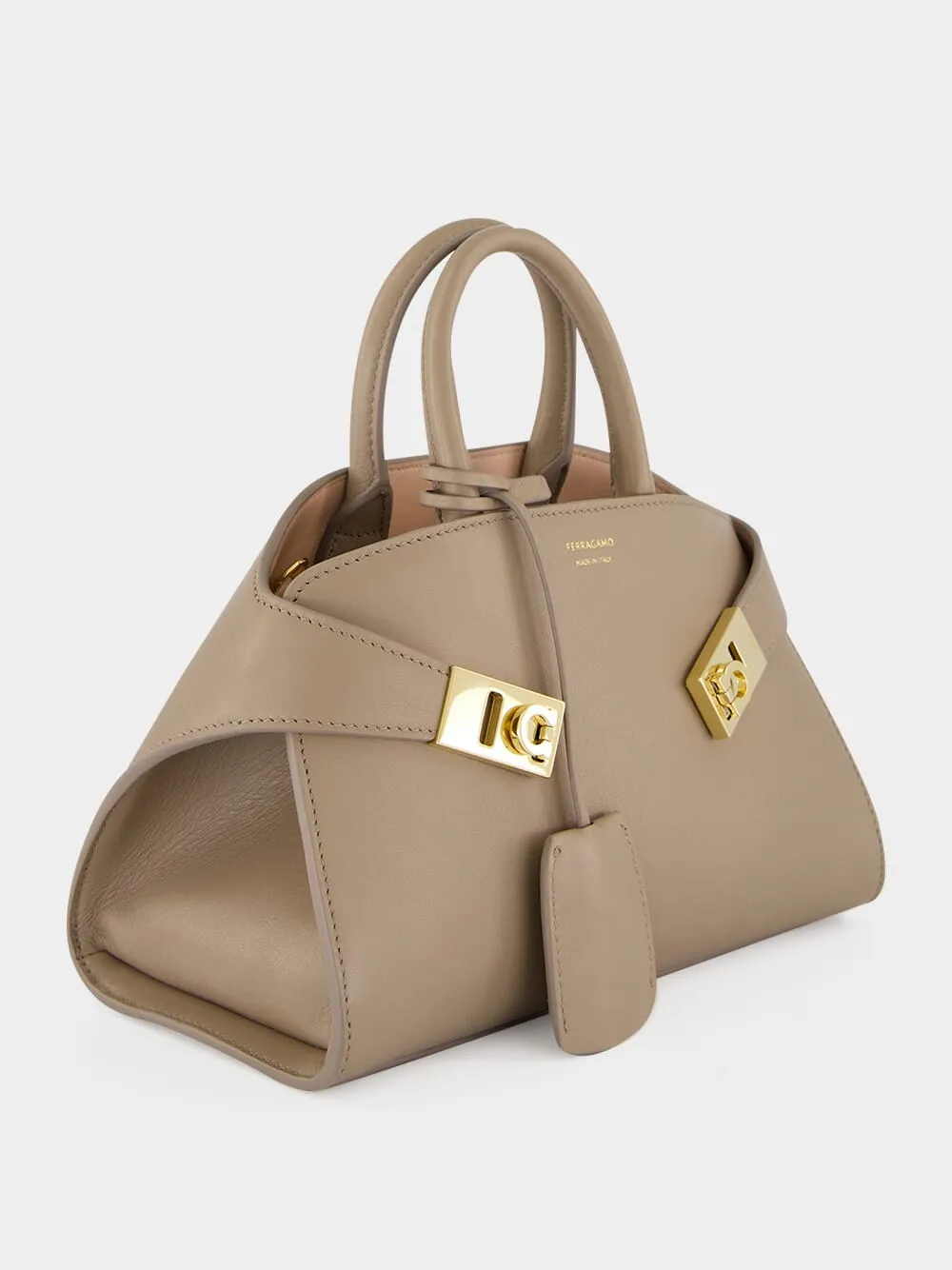 Warm Taupe Extra Small Hug Handbag sold by Fashion Clinic product image thumbnail 3