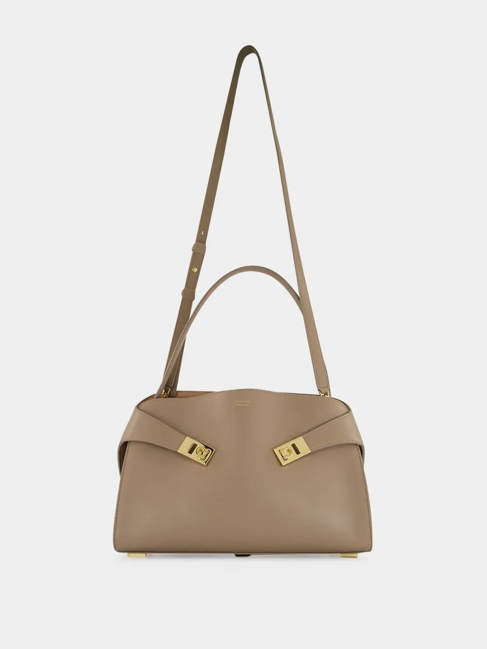 Warm Taupe Medium Hug Soft Shoulder Bag sold by Fashion Clinic product image thumbnail 3