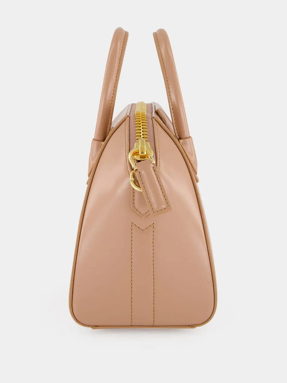 Blush Pink Mini Antigona Box Leather Bag sold by Fashion Clinic product image thumbnail 4