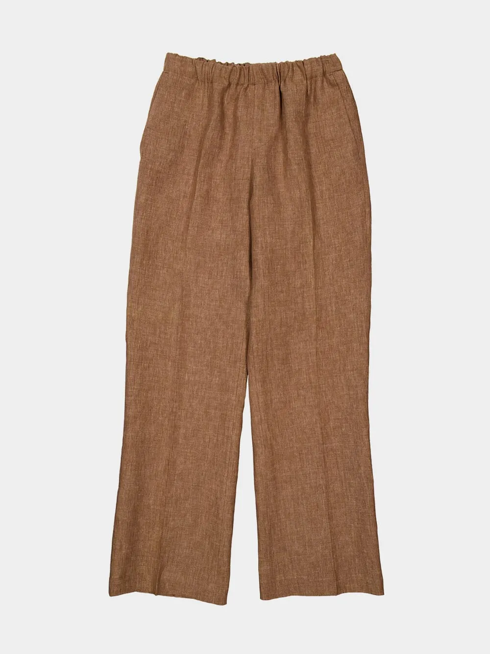Light Brown Linen Pants sold by Fashion Clinic product image thumbnail 5