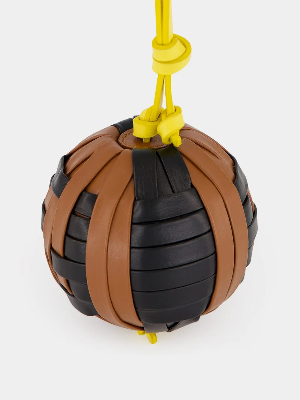 Black and Brown FF Sphera Leather Charm sold by Fashion Clinic product image thumbnail 3