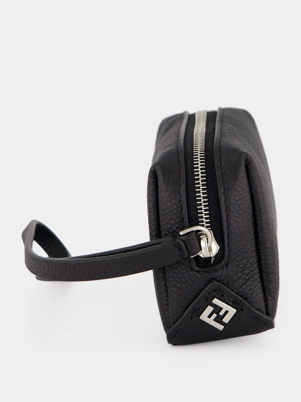 Black Lui Nano Leather Mini Pouch sold by Fashion Clinic product image thumbnail 3