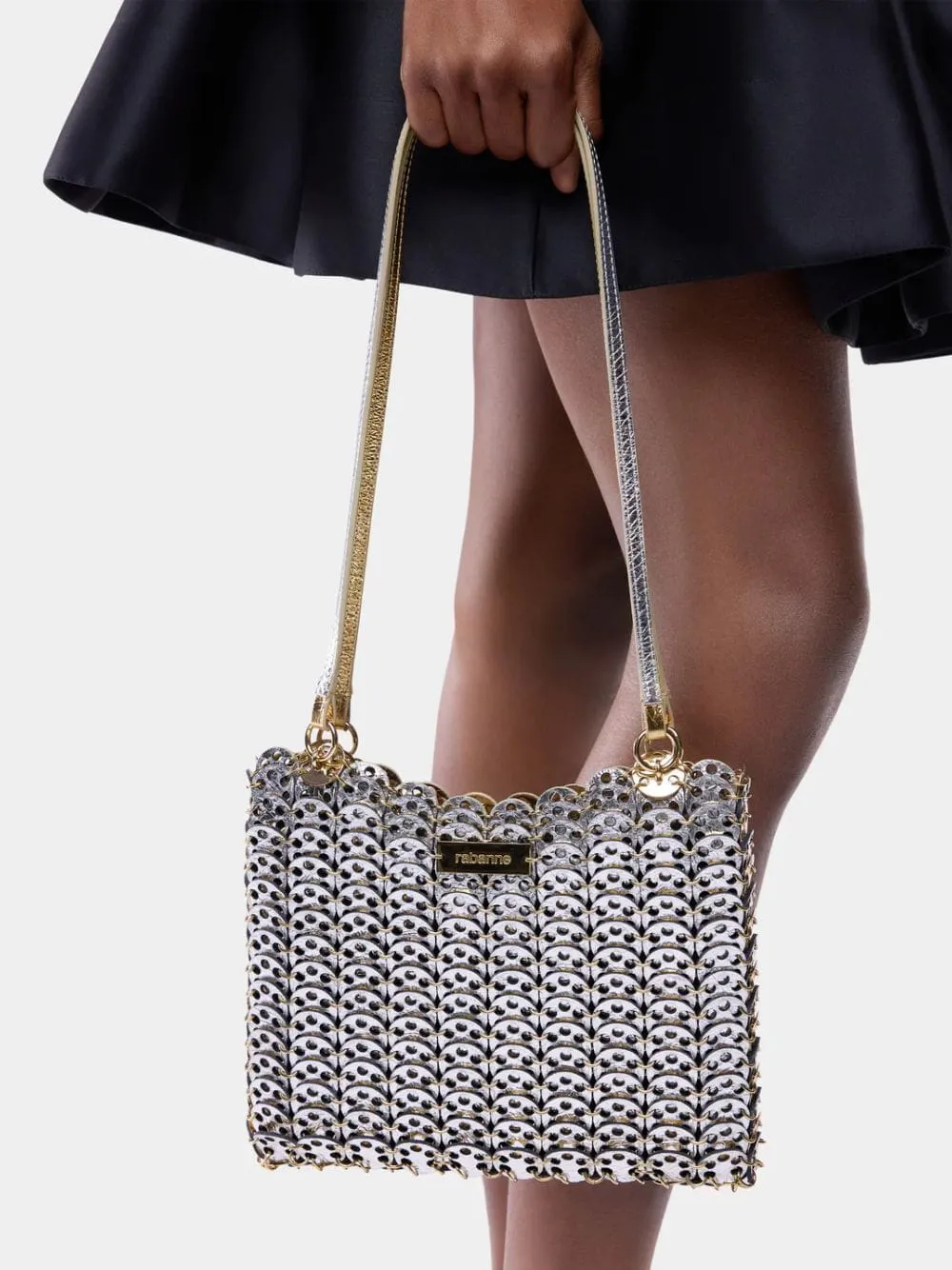 1969 Flip Gold and Silver Leather Bag sold by Fashion Clinic product image thumbnail 2