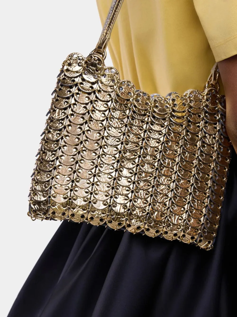 1969 Flip Gold and Silver Leather Bag sold by Fashion Clinic product image thumbnail 4
